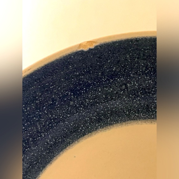 MARCEL GUILLOT POTTERY (HAND THROWN, FRANCE) BIRD - PLATE 7 7/8 BLUE BIRD - Picture 8 of 11